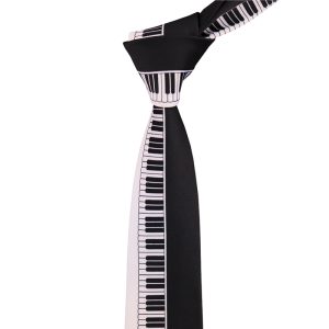 کراوات مردانه مدل کلاویه پیانو کد 1151