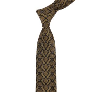کراوات مردانه مدل پوست ماری کد 1161