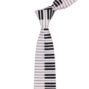 کراوات مردانه مدل کلاویه پیانو کد 1212