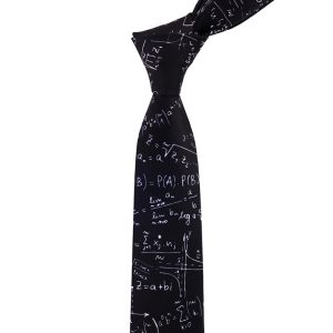 کراوات مردانه مدل ریاضیات کد 1224