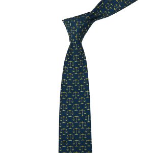 کراوات مردانه مدل ترازوی عدالت کد 1230