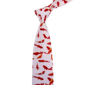 کراوات مردانه مدل ماهی قرمز کد 1282